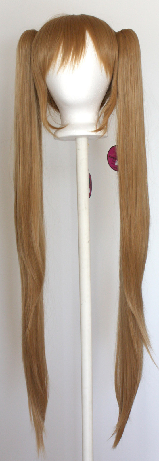 40'' Wavy Pig Tails + Base Hazelnut Brown Cosplay Wig NEW
