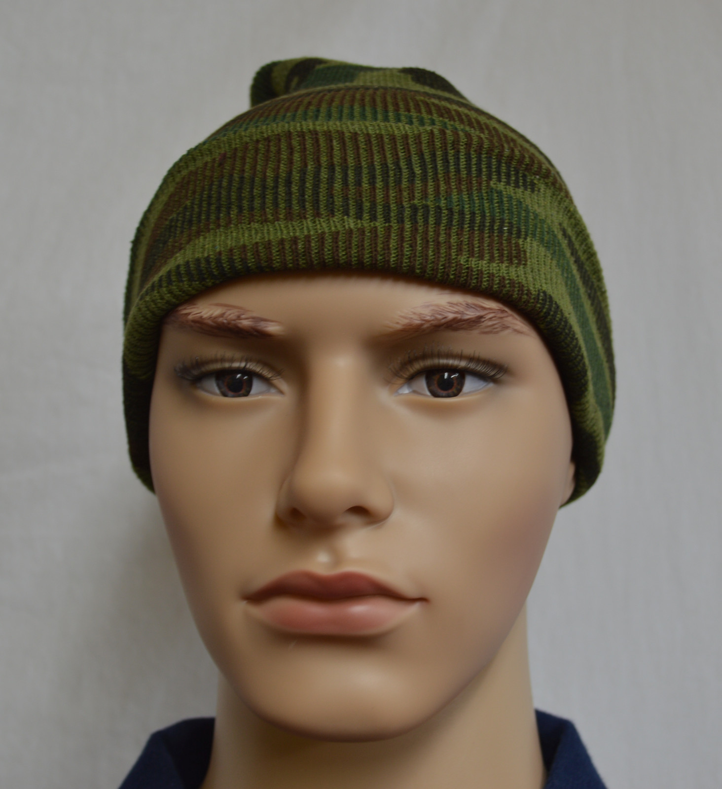 Camouflage print knit hat watch cap camo free USA shipping