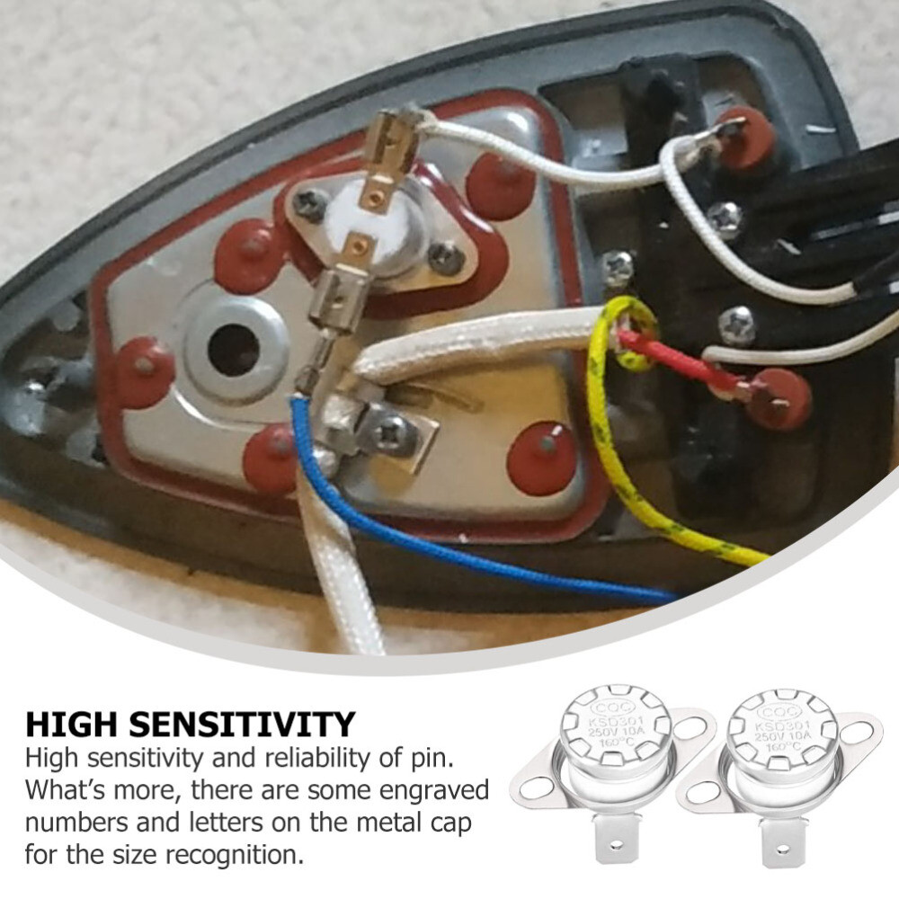 2 Pcs Thermostat Accessories Temperature Switches Coffee Maker Control
