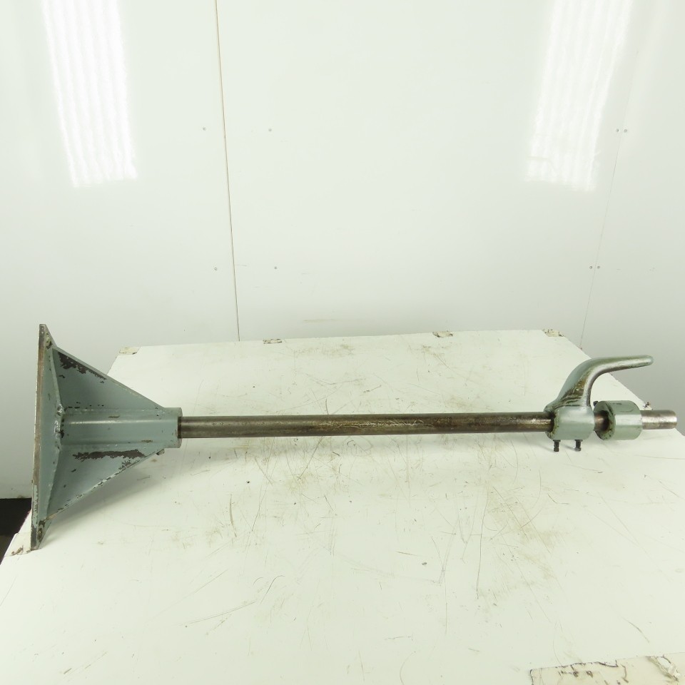 Brown & Sharpe Bar Feeder Stock Stand 45" Tall W/ Adjustable Height