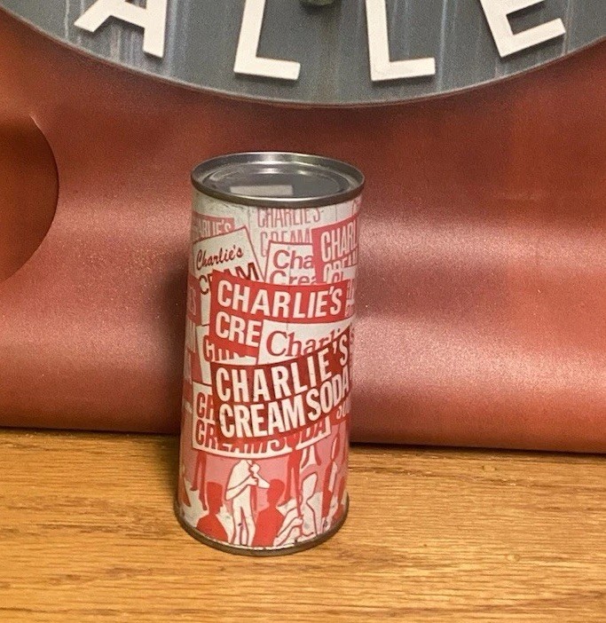 Charlies Cream Soda Can 10 Ounce Old Vintage Soda Can