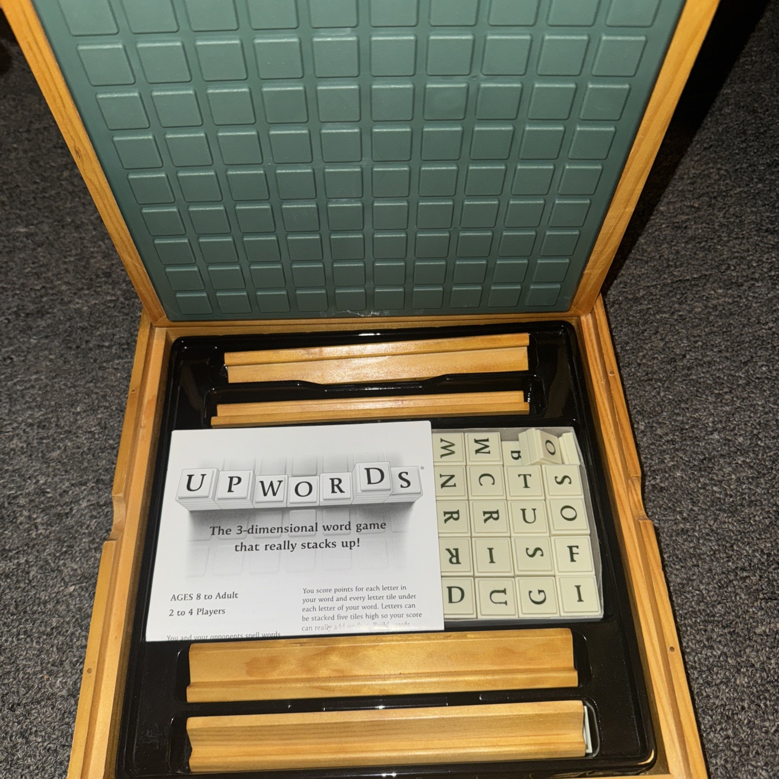 UPWORDS WOODEN BOX EDITION 2004 Great Condition!