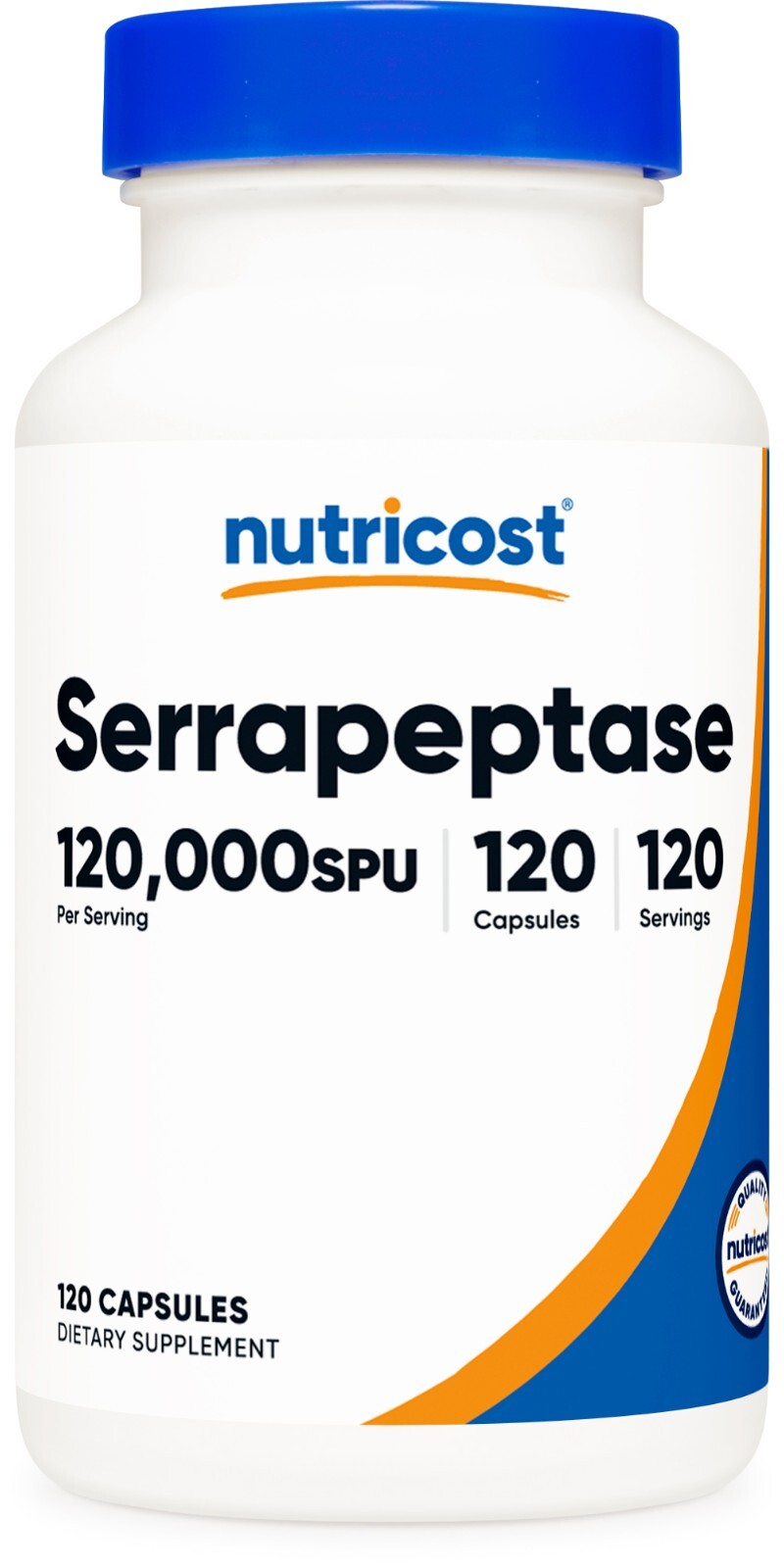 Nutricost Serrapeptase 120,000 SPU, 120 Capsules