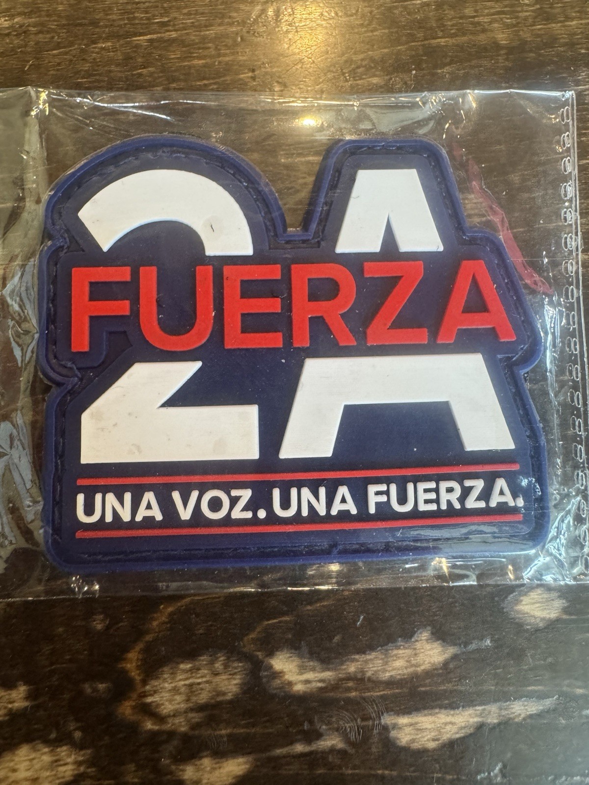 2nd Amendment Una Voz Una Fierce 2A  Shot Show 2026 NEW PVC Patch Hook & Loop