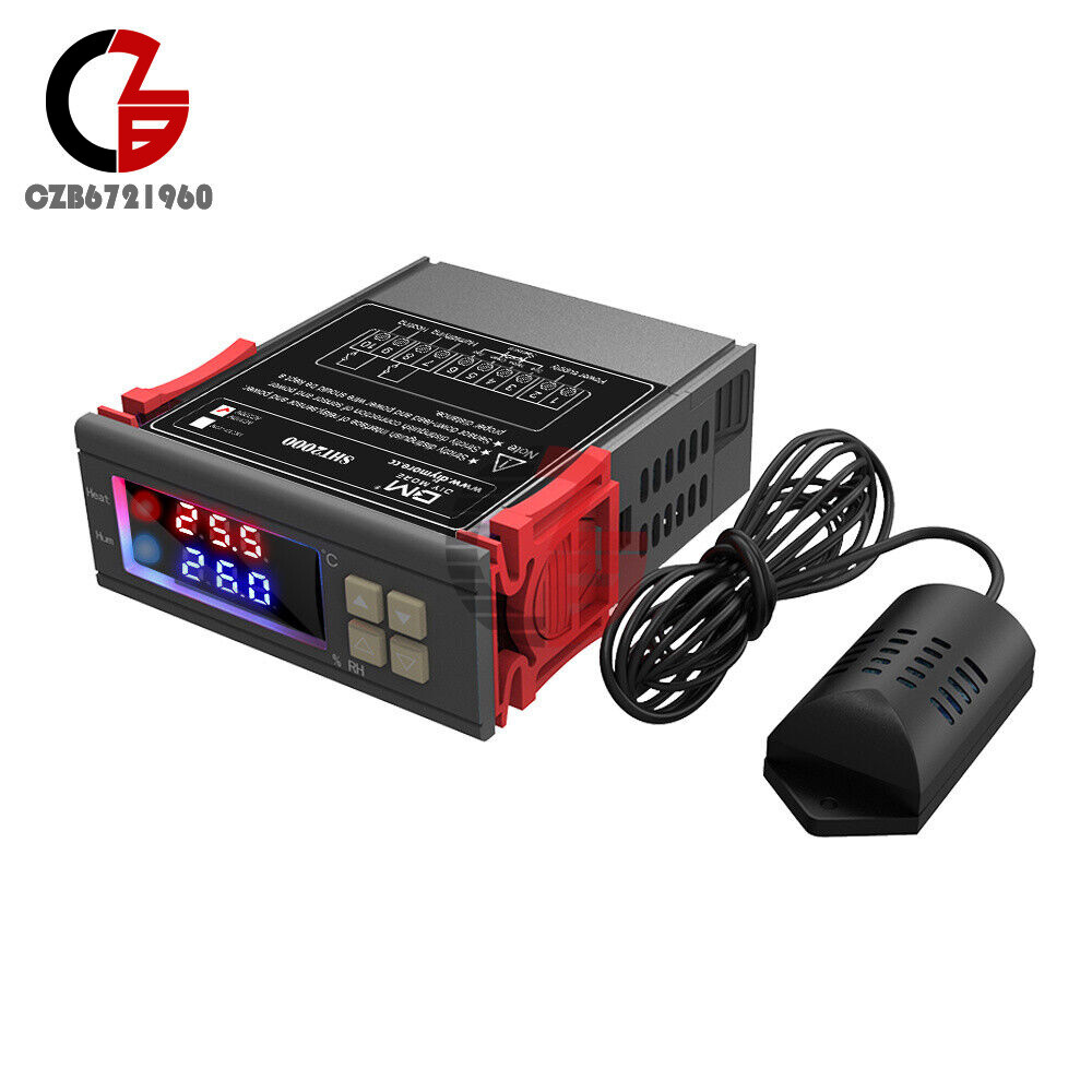 SHT2000 AC110~230V 10A Temperature Humidity Hygrometer Thermostat Control Sensor