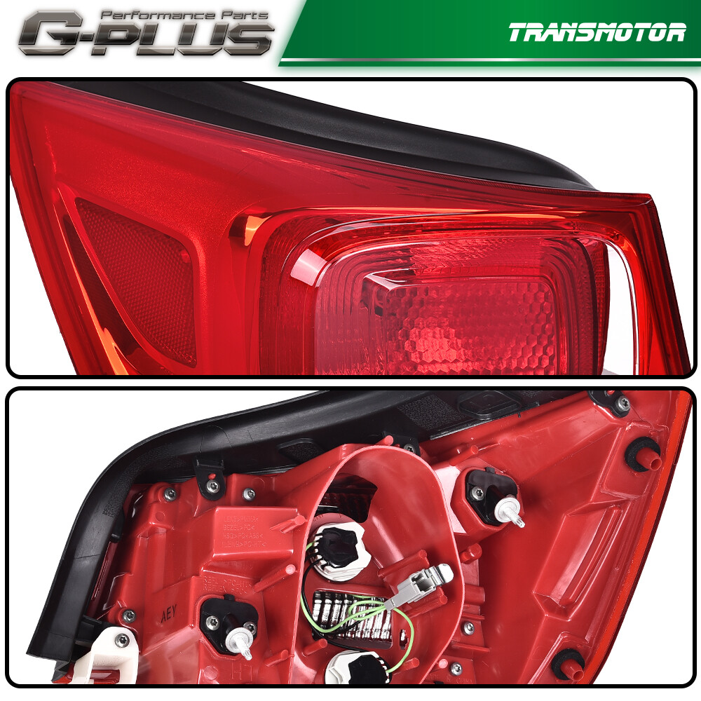 Tail Light Brake Lamp Outer Driver Left Fit For 2013-2015 Chevy Malibu Halogen