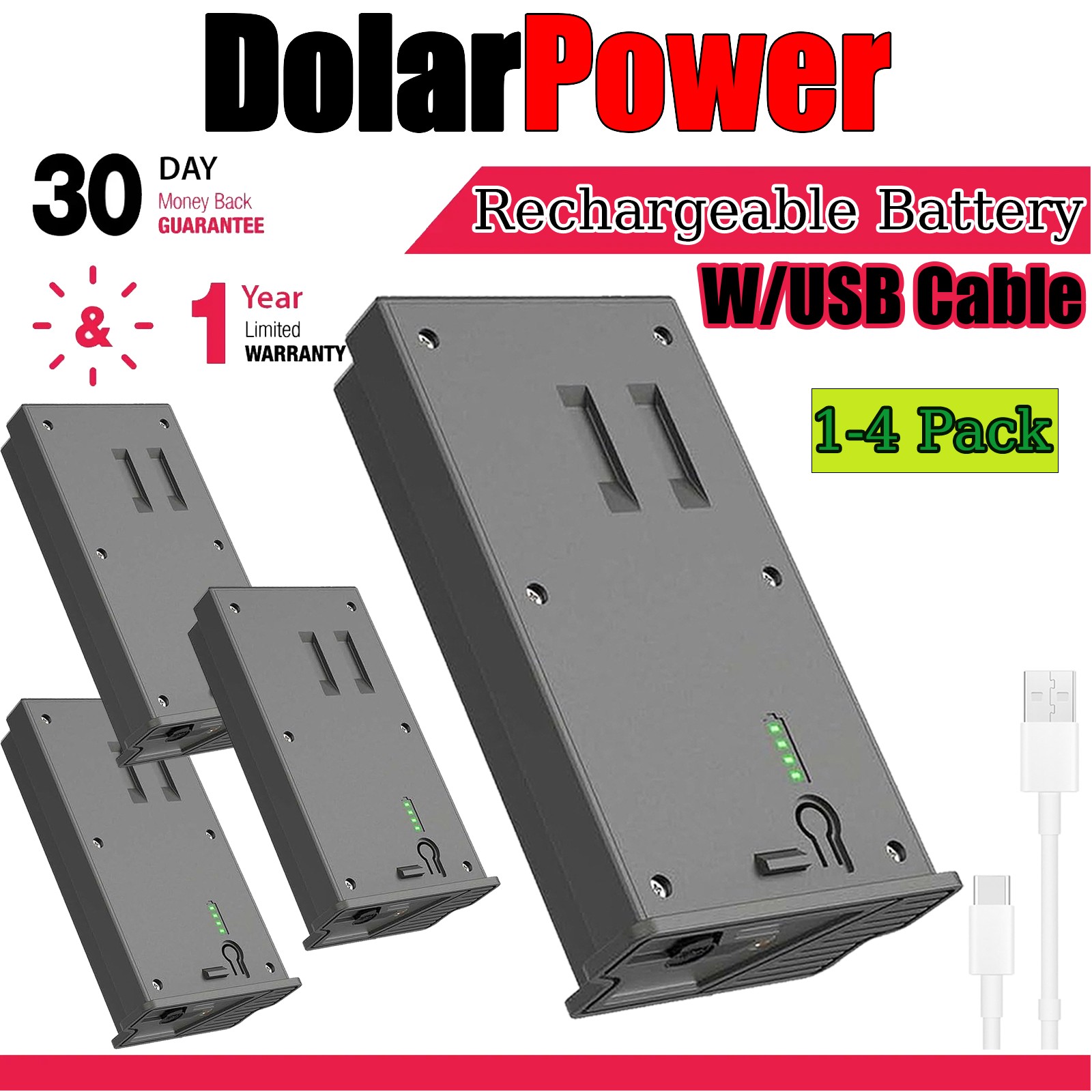 Rechargeable Battery for Tactacam Reveal Trail Camera X Gen 3.0, 2.0, Pro 3.0 US