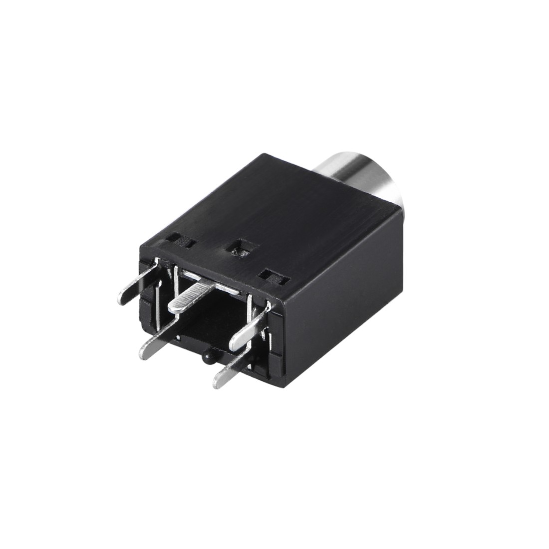 5pcs PCB Mount 3.5mm 5 Pin Socket Headphone Stereo Video Connector PJ358 Black