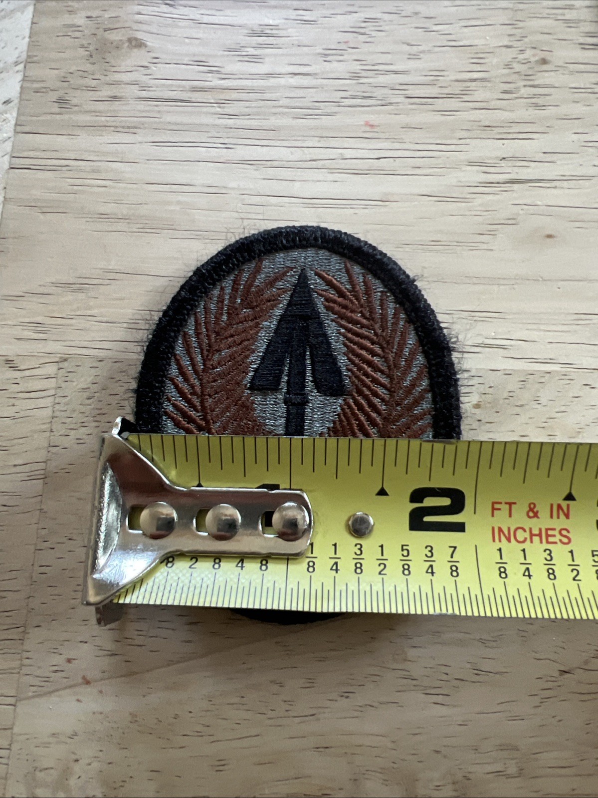 MILITARY PATCH US ARMY HOOK AND LOOP MULTINATIONAL CORPS COLORED WREATH