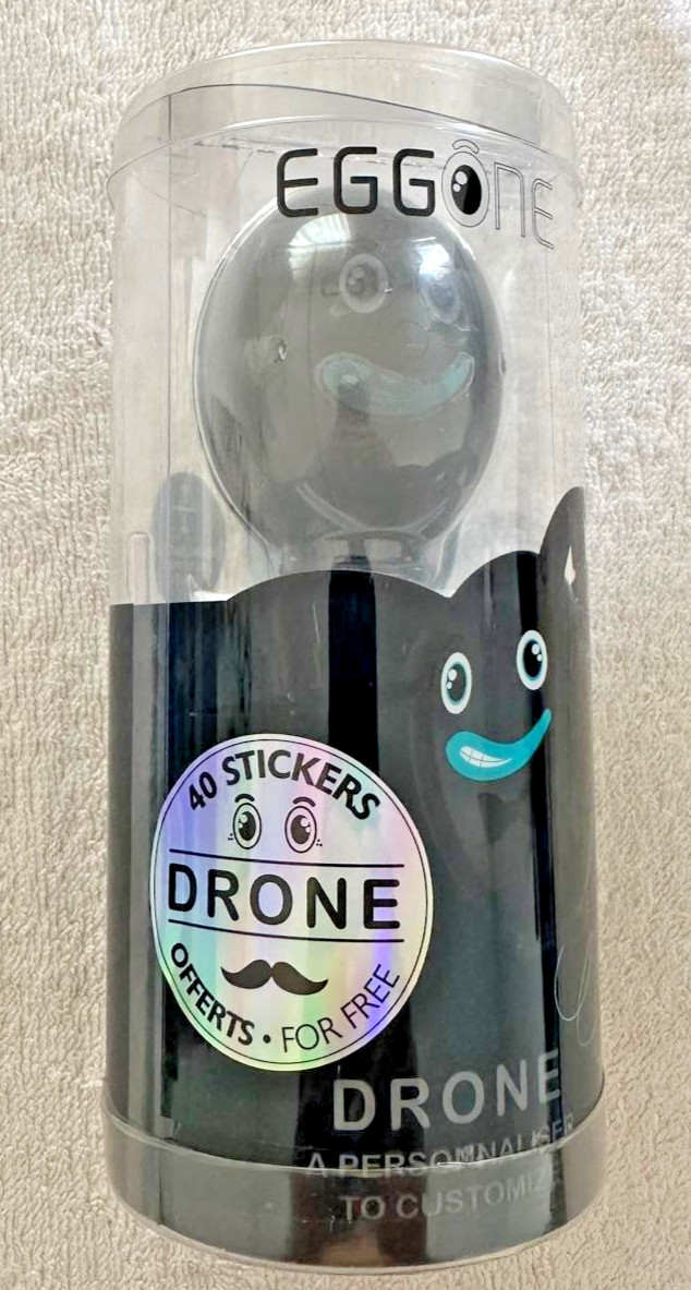 EggOne Customizable Bluetooth Mini Drone Black NEW SEALED