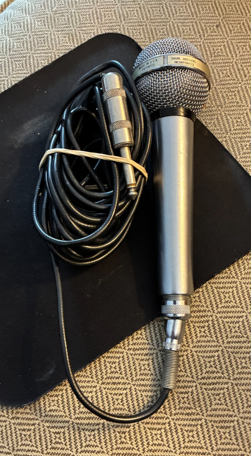 Shure 5855A Microphone "Unisphere A" Mic Working