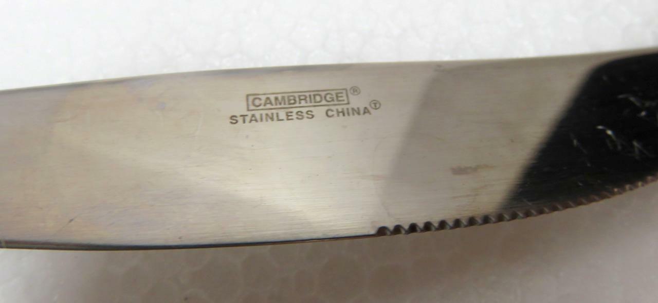 Cambridge Stainless Flatware 28 Piece Lot - Shiny Finish