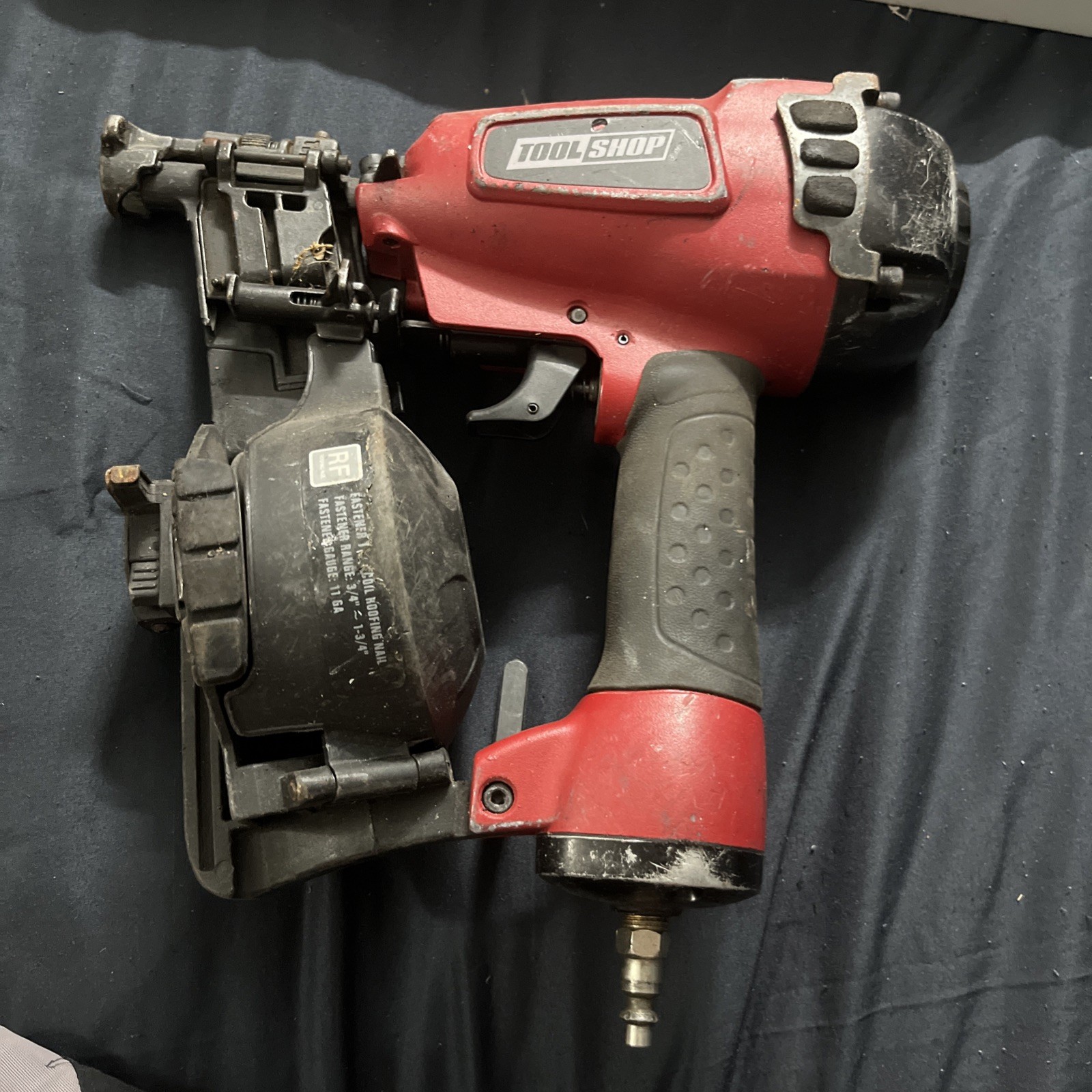 Tool Shop Pneumatic Coil Roofing Nailer - 208-2198