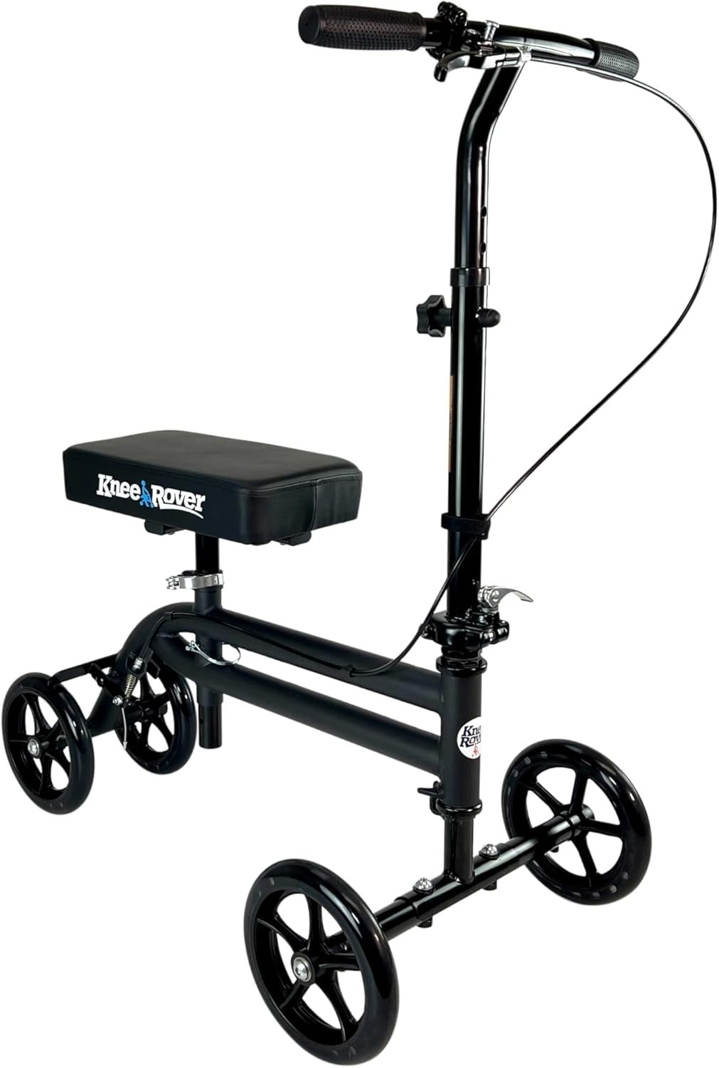 Foldable Steerable Knee Scooter - Reliable Mobility Aid for Foot Surgery, Blue