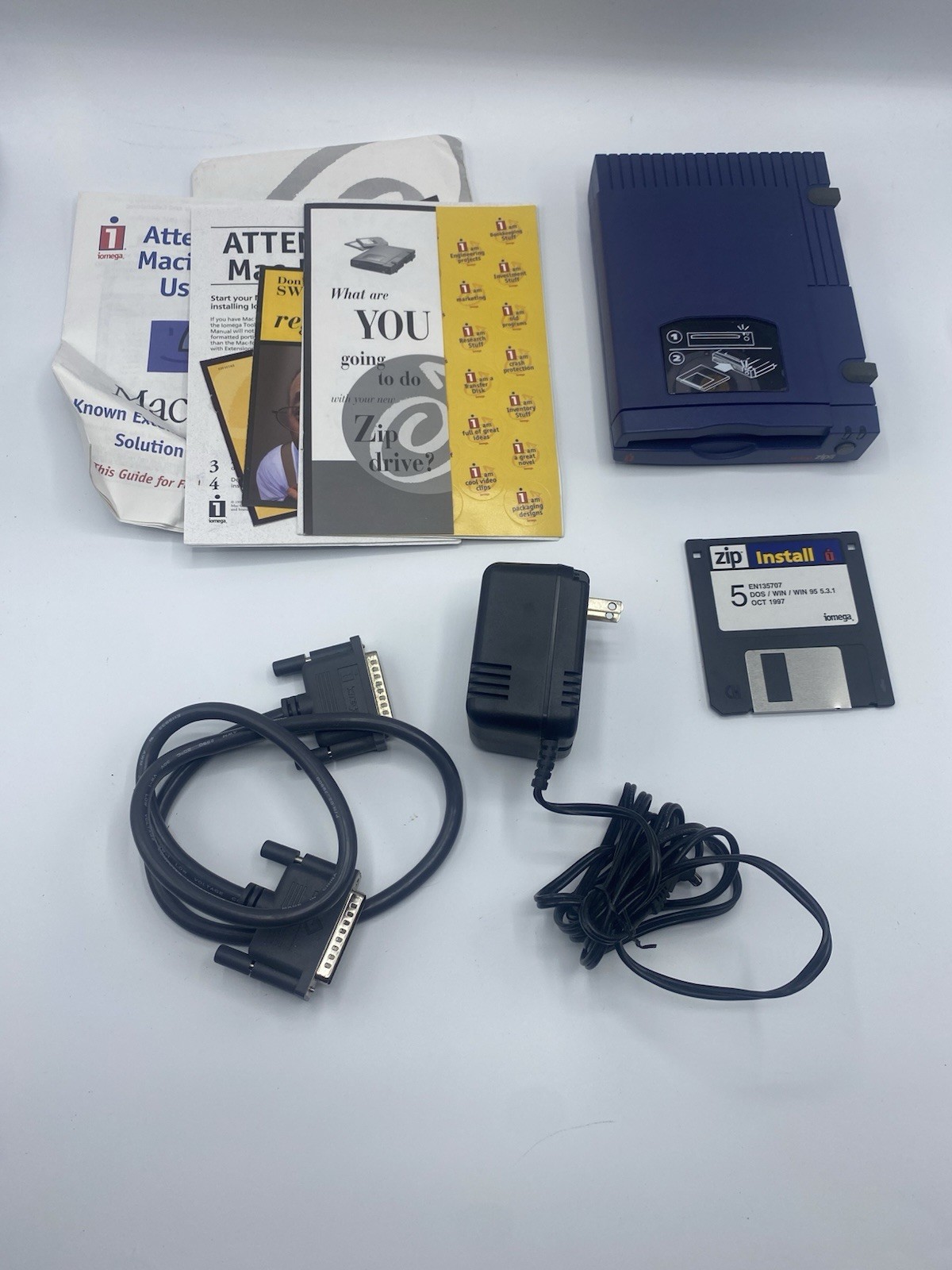 Iomega Zip External PC Zip Drive Blue - SCSI