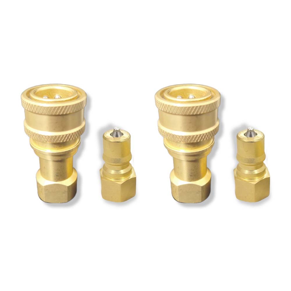 2Sets Carpet Cleaning 1/4" Brass Quick Disconnect Coupler for Wands Hose USA