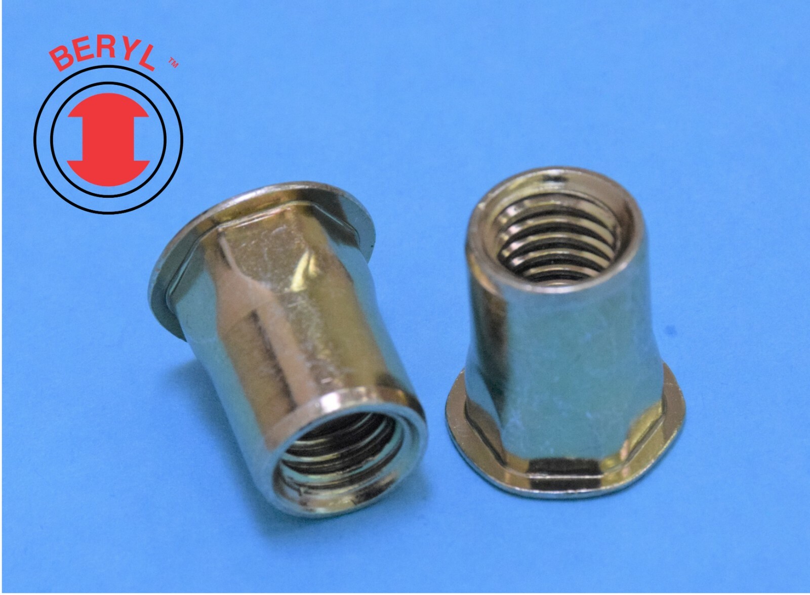 AHBI 518, Steel Zinc Rivet Nut Rivnut Insert Nutsert - 5/16-18 - 10pcs