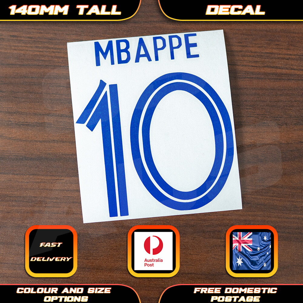 Kylian Mbappe France Football Soccer World Cup Style Decal Sticker Car