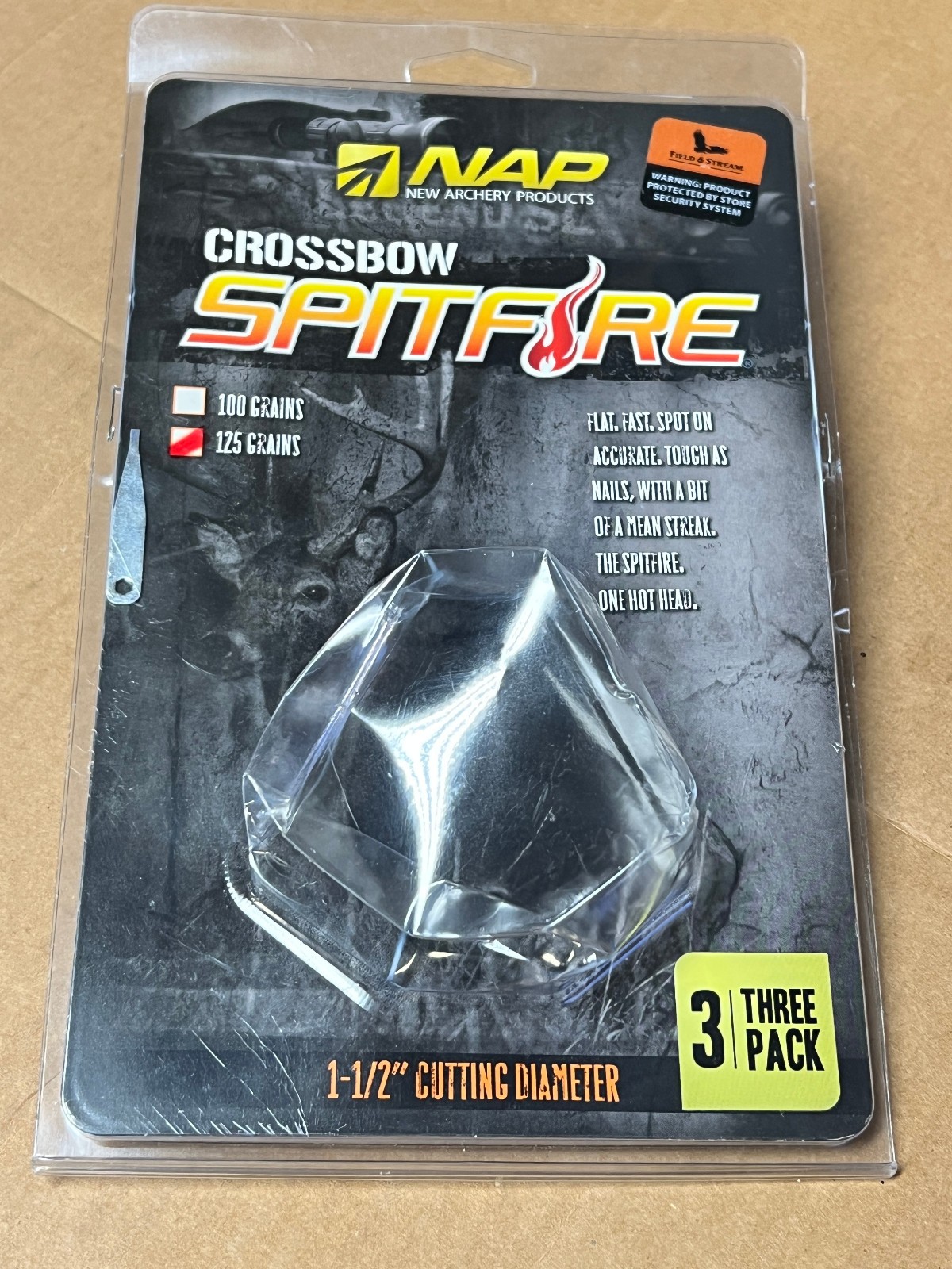 NAP Spitfire 125 Grain 1-1/2” Cutting Diameter 2 Pack NIP.
