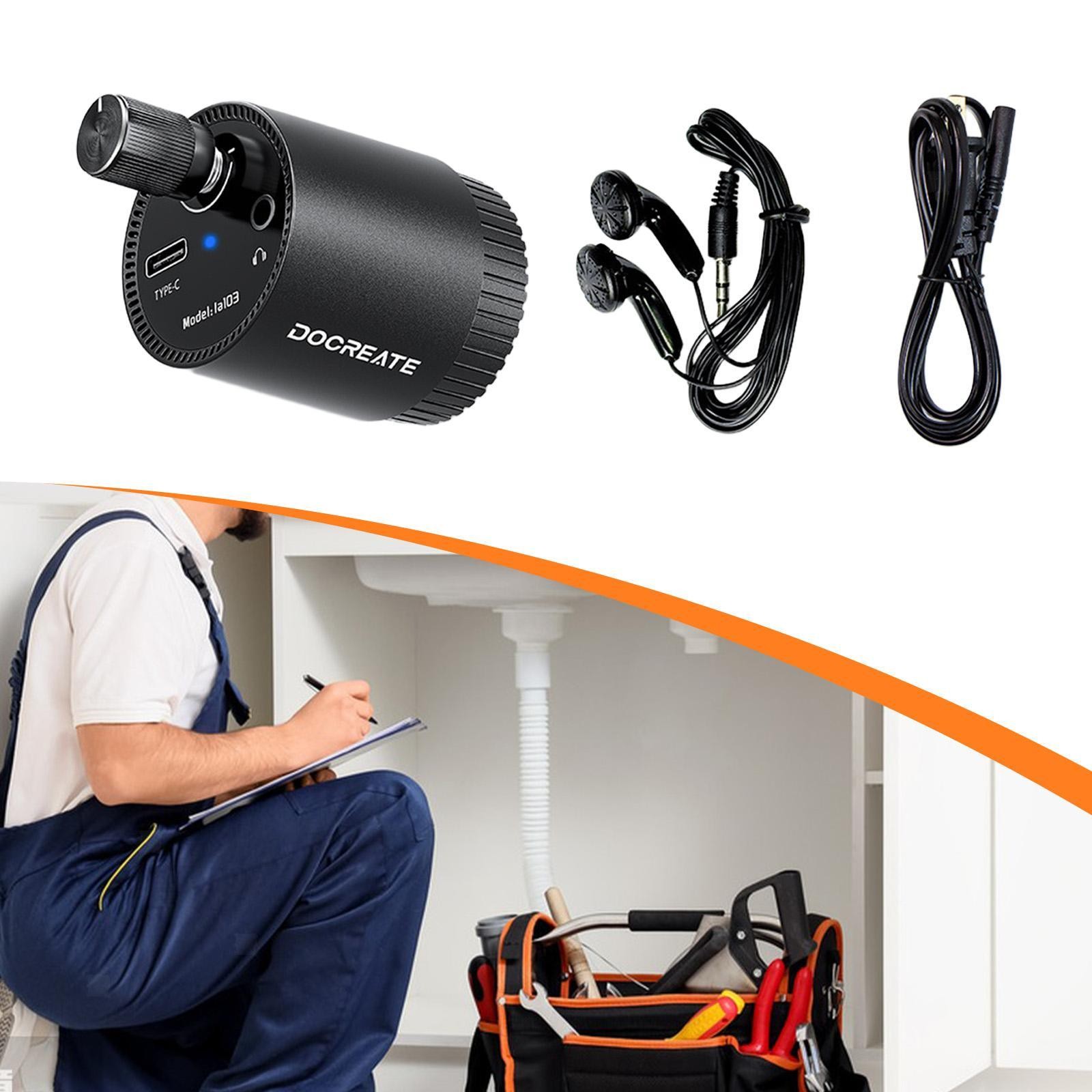 Water Leak Detector Sound Amplifier through Wall Voice Detector Amplifier