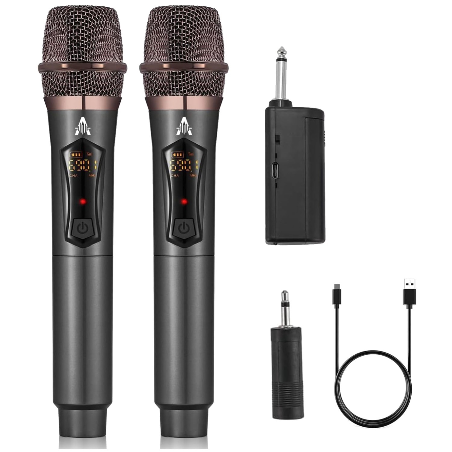 High-Frequency Wireless Microphone System, 200ft Range, 50H