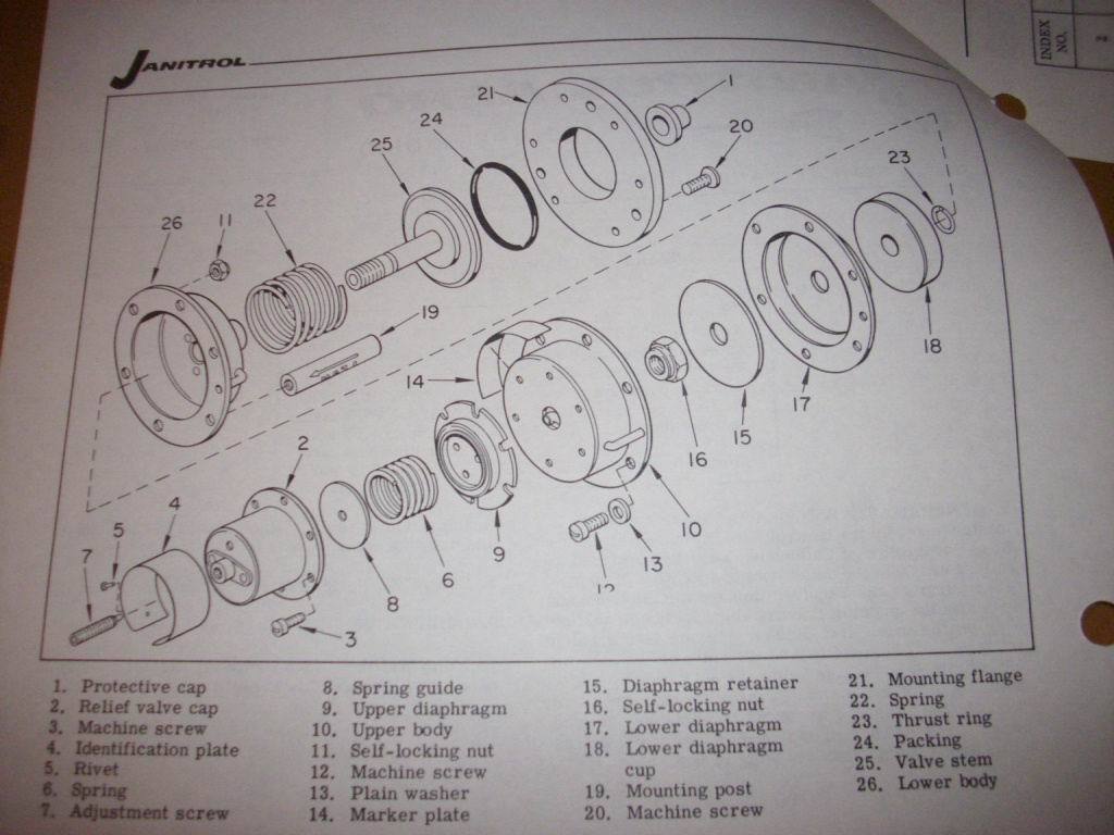 Janitrol Relief Valve Assembly B82C28 Maintenance Instructions