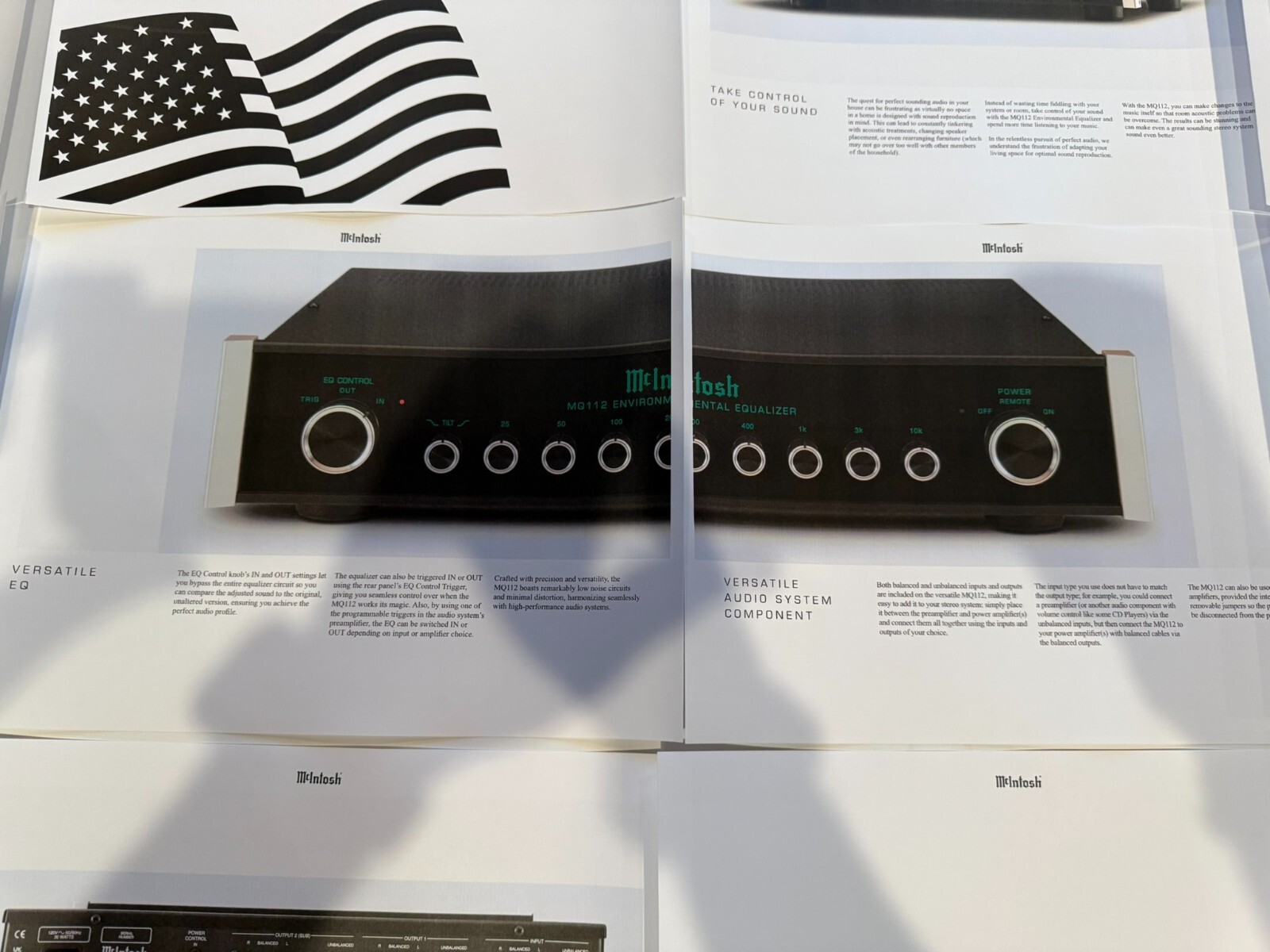 McIntosh MQ 112 Equalizer Brochure, 12 pg, Specs, Articles, Info, 2024