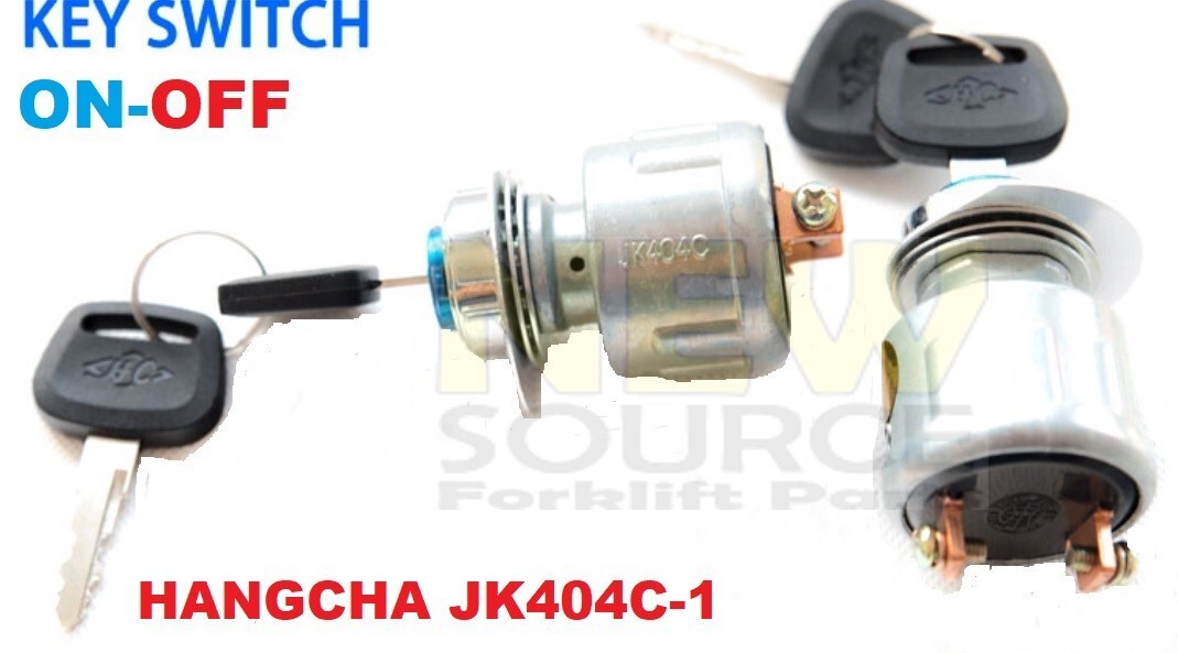GOLF CART, EV, RACING JK404C 2 PIN ON- OFF CONTACT KEY SWITCH HYSTER 66011238