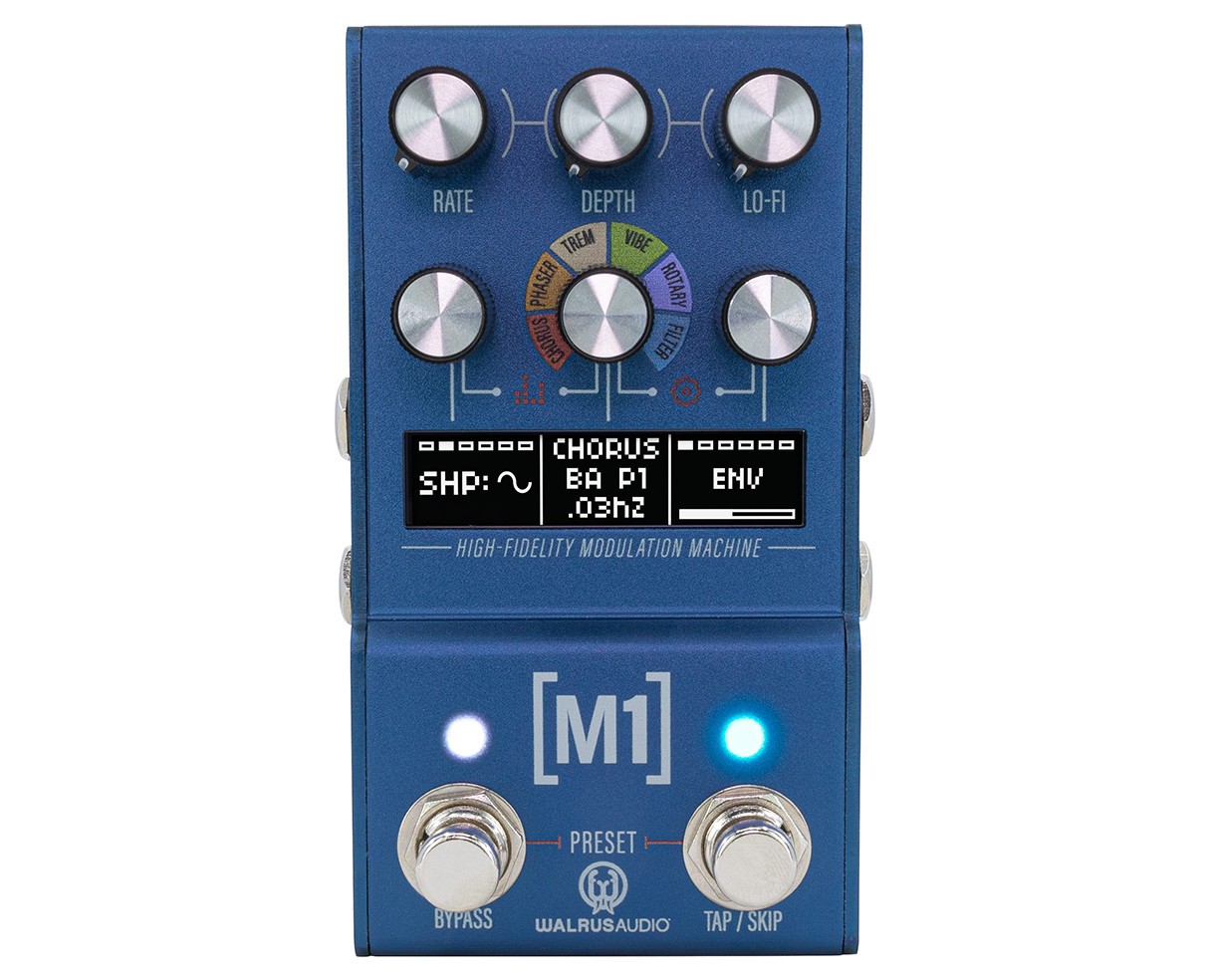 Walrus Audio Mako Series MKII M1 High-Fidelity Modulation Machine Pedal Open Box