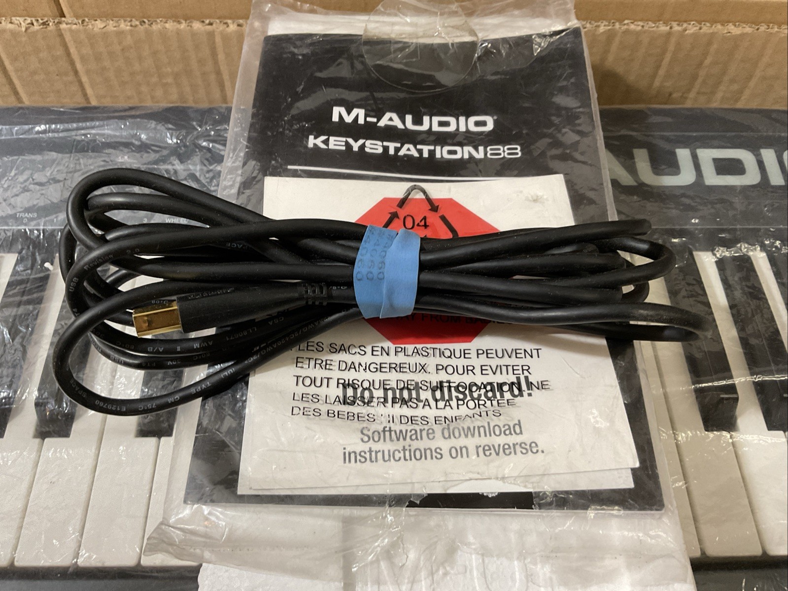 Keystation88, M-Audio, MIDI, Keyboard, Keystation, 88,