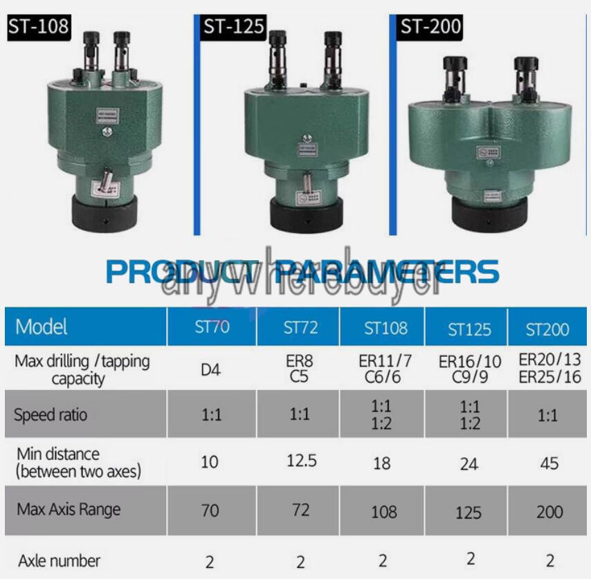 Two-Spindle Boring Machine Multi-spindle Drill Multi-Head Drill Tapping Machine