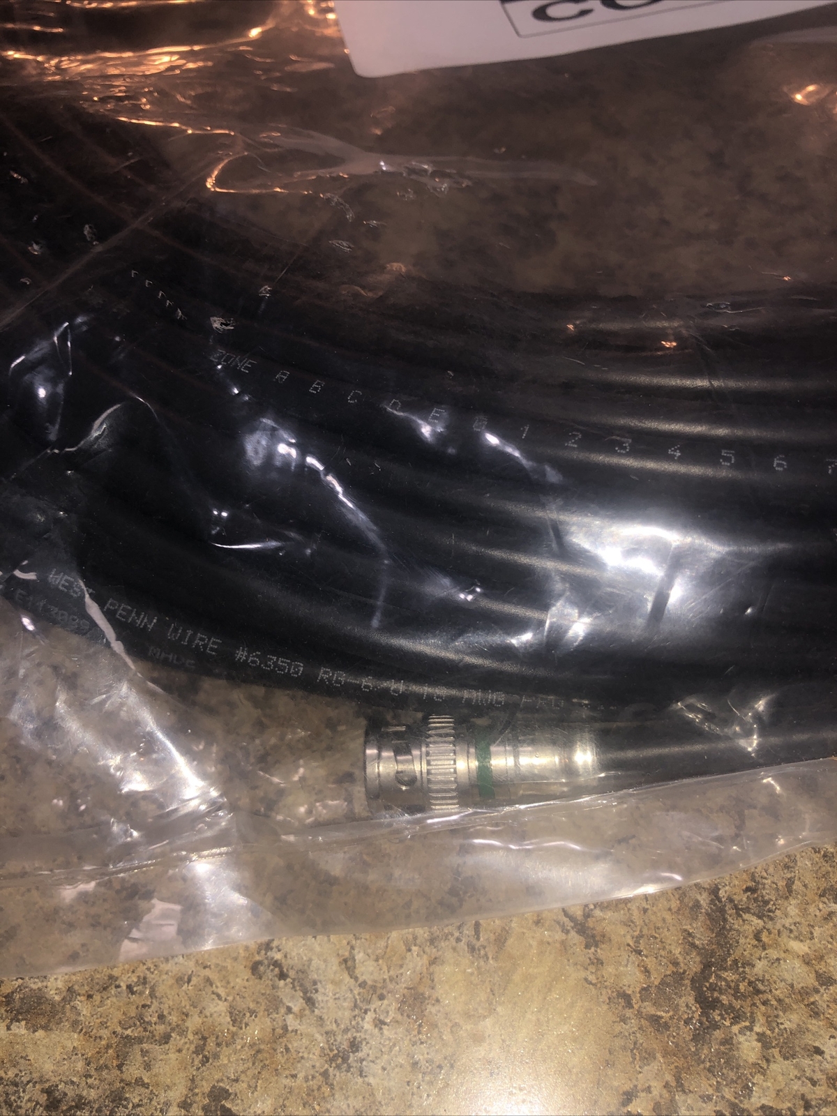 Elite Core HD-SDI RG6 Coaxial 75 ohm Cable w/Compression BNC Connectors 150 ft