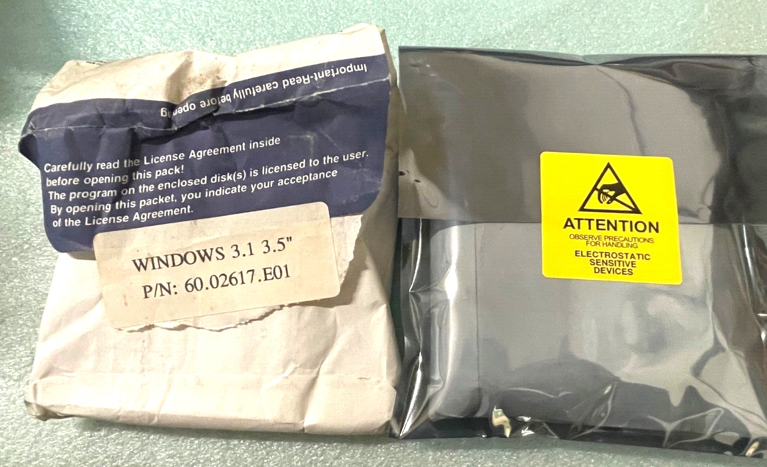 VINTAGE OPENED ACER OEM MICROSOFT WINDOWS 3.1 - SIX 1.44MB DISC SET RM4-SW2