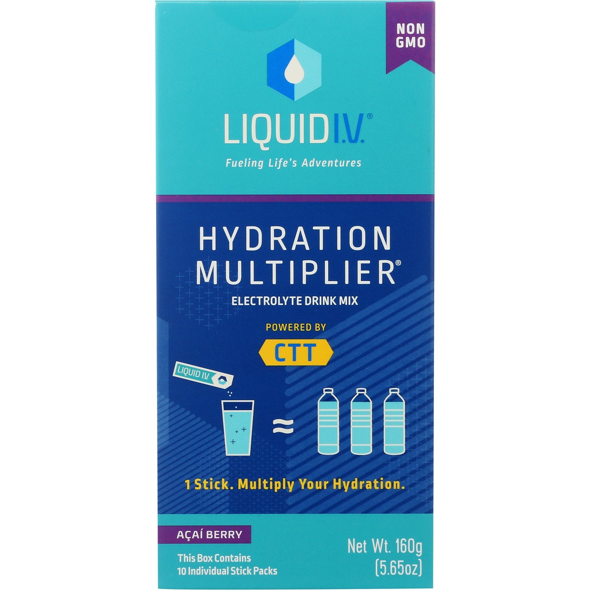 Liquid I.V. Hydration Multiplier Acai Berry 10 Packs
