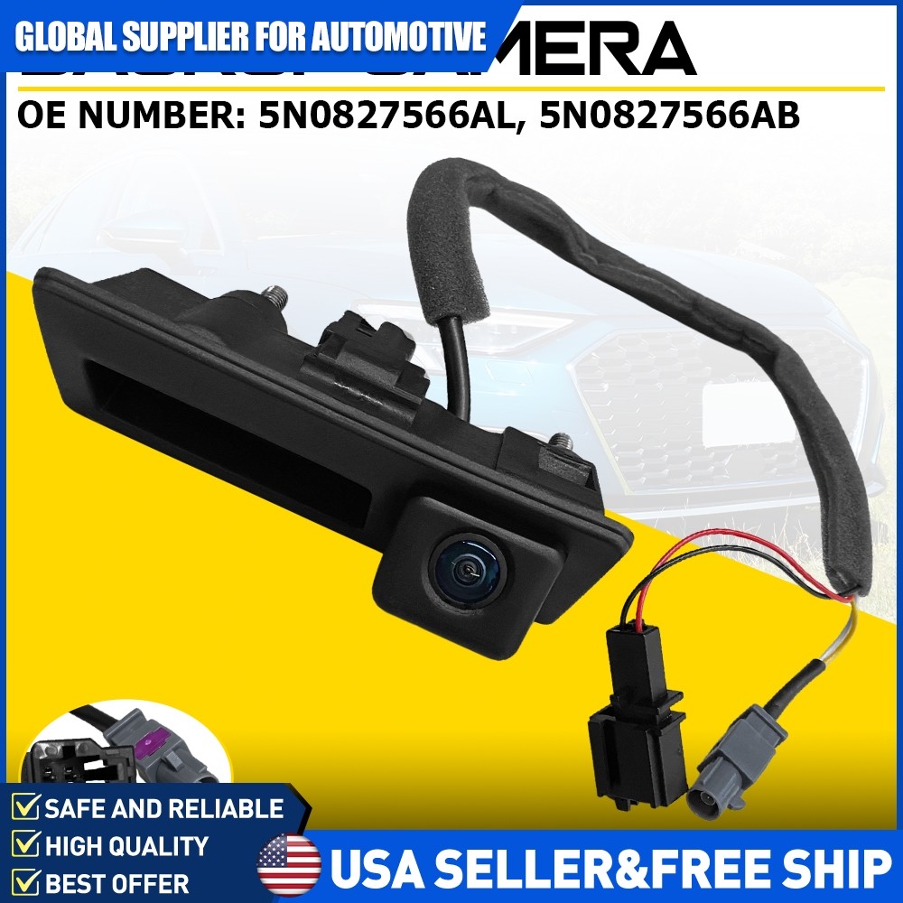 Car Rear View Trunk Handle Camera For VW Tiguan 2012-2018 Audi A3 S3 2015-2020