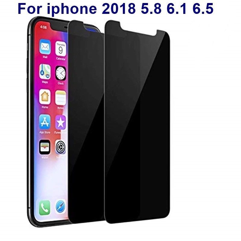 2PK iPhone 15 14 13 12 11 Pro Max XR Privacy Anti Spy GLASS Screen Protector