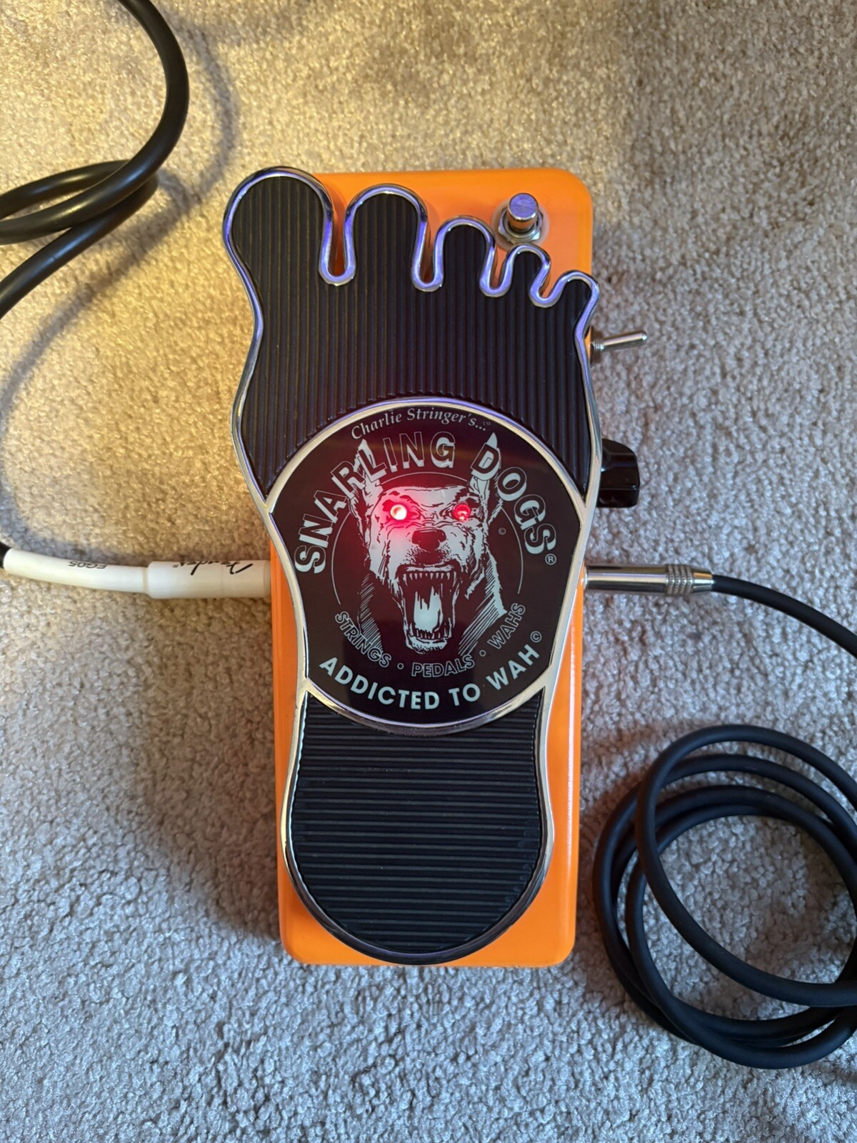 Snarling Dogs™ Charlie Stringer Fire Bawl 2 Alarm Wah Wah Pedal