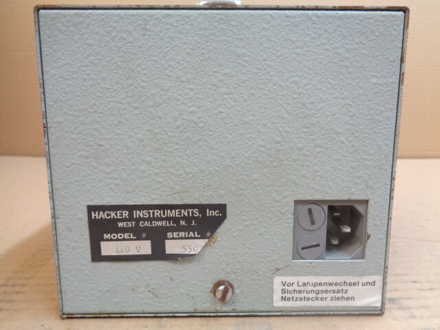 Hacker Instruments H/I Lucida 150 110 V Illuminator Fiber Optic Light Source