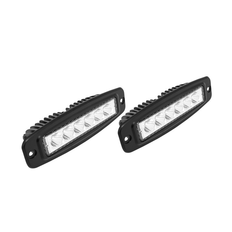 Westin Single Row For 6 X 3W Bridgelux W/terminated Wiring (set Of 2) - Black