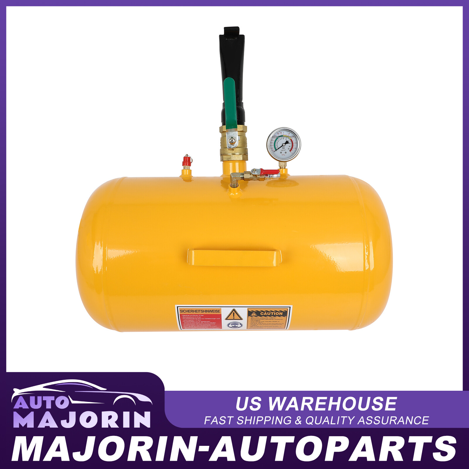 10 Gallon 145 PSI(1 MPa) Air Bead Seater Blaster Tool Seating Inflator Truck ATV