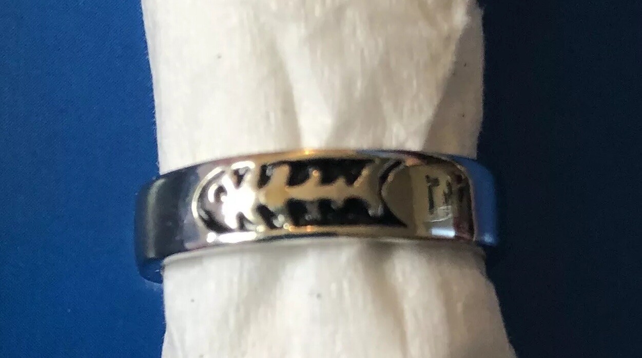 Lady’s Antique Silver Plated Adjustable Finger or Toe Ring