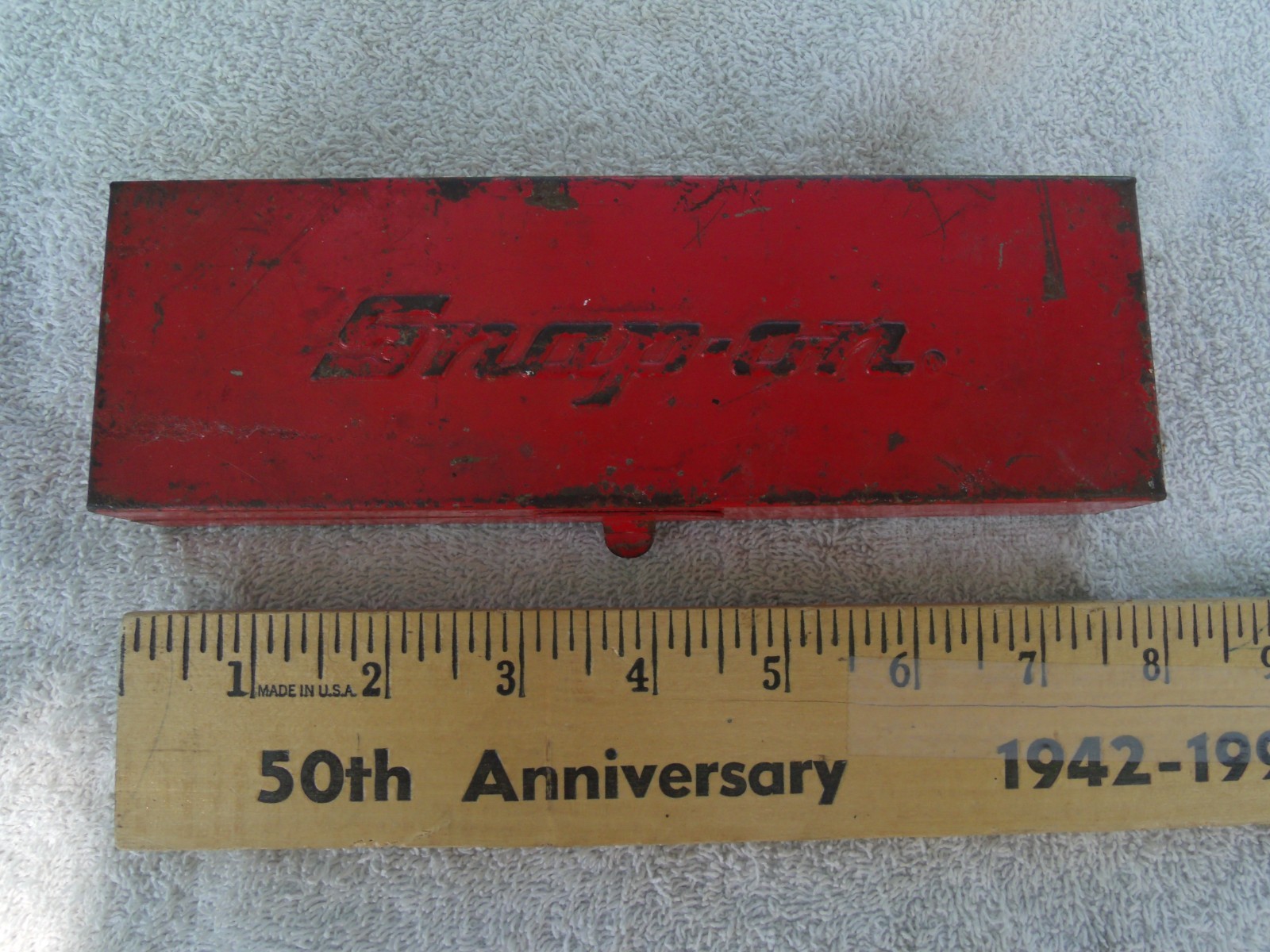 1985? Vintage Snap-on KRA-229 Tool Ratchet Socket Storage Box with Insert [Used]