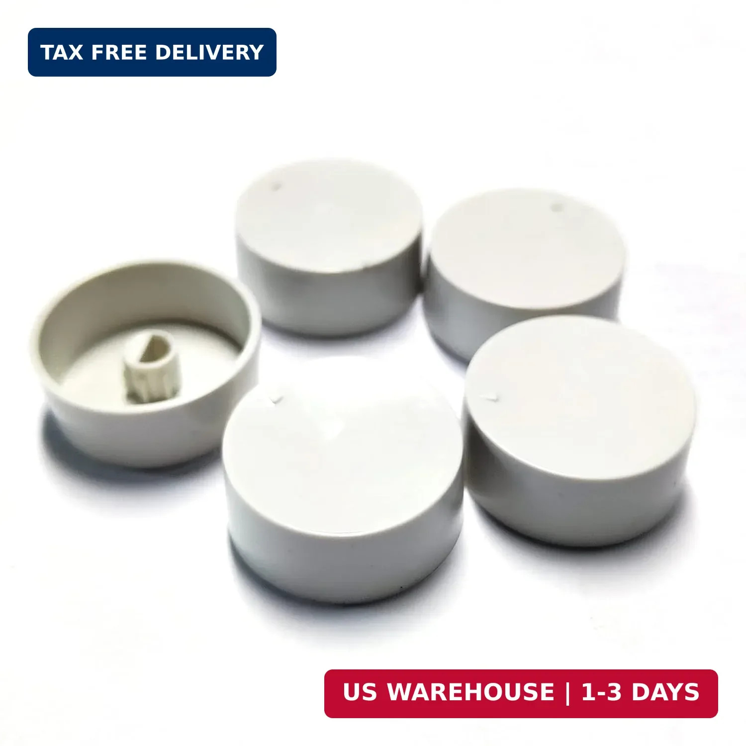 Thermostat Knob Fit with White Single or Double Pole Cover for Old Style S22 D22