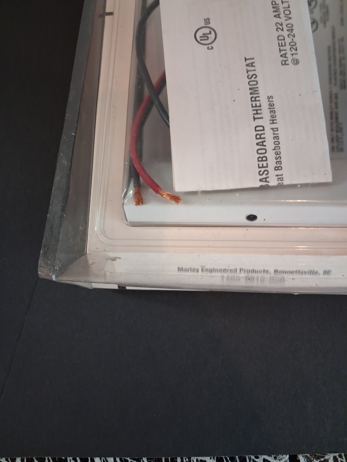 FAHRENHEAT DOUBLE POLE THERMOSTAT WITH OFF POSITION MODEL FTA2A