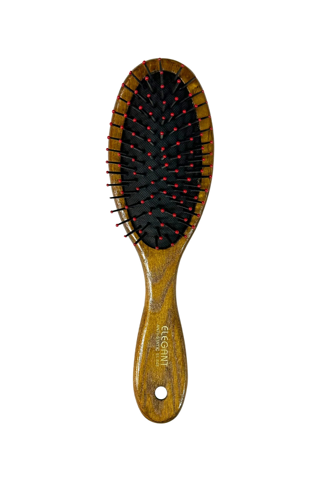 Elegant #848 Anti-Static Oval Ashwood Pin Hairbrush - Medium (8.5")