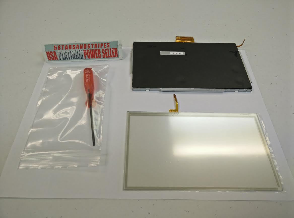 HQ REF Nintendo Wii U Gamepad LCD Screen with PAD+ Digitizer TouchScreen + tool
