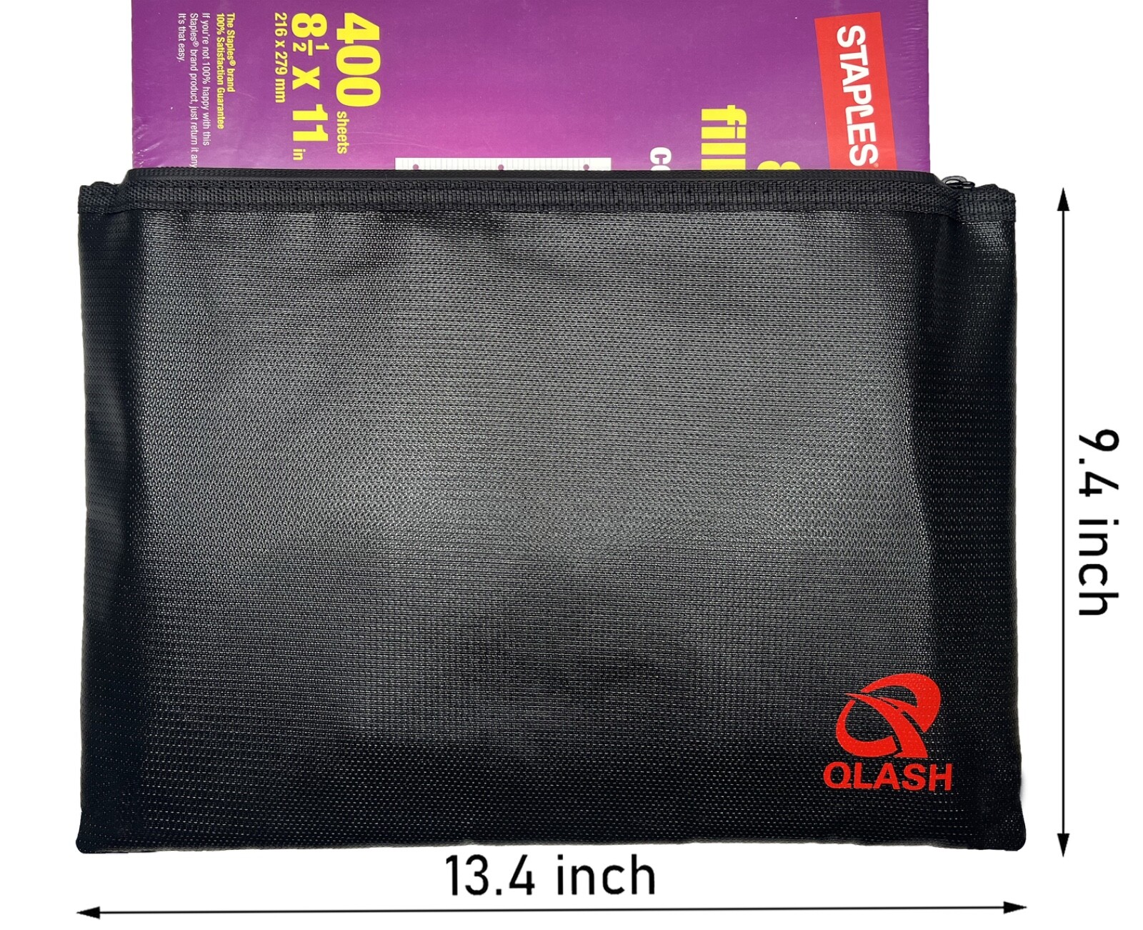 Fireproof Waterproof Bag Money Cash 4 Document File Envelope Safe Zip Case US