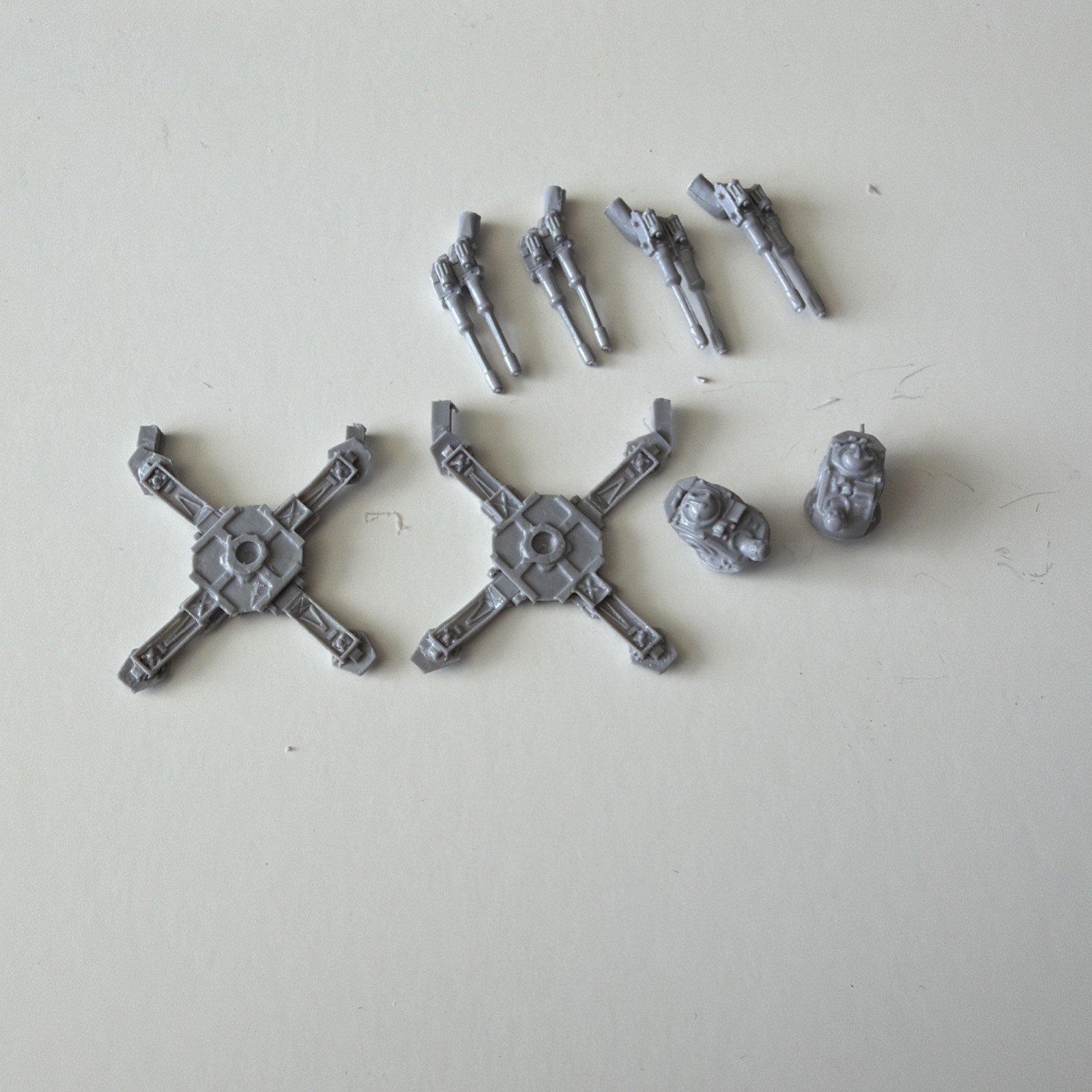 Warhammer EPIC 40K Forgeworld - Resin Imperial Guard - 2 Hydra Platforms - 6mm