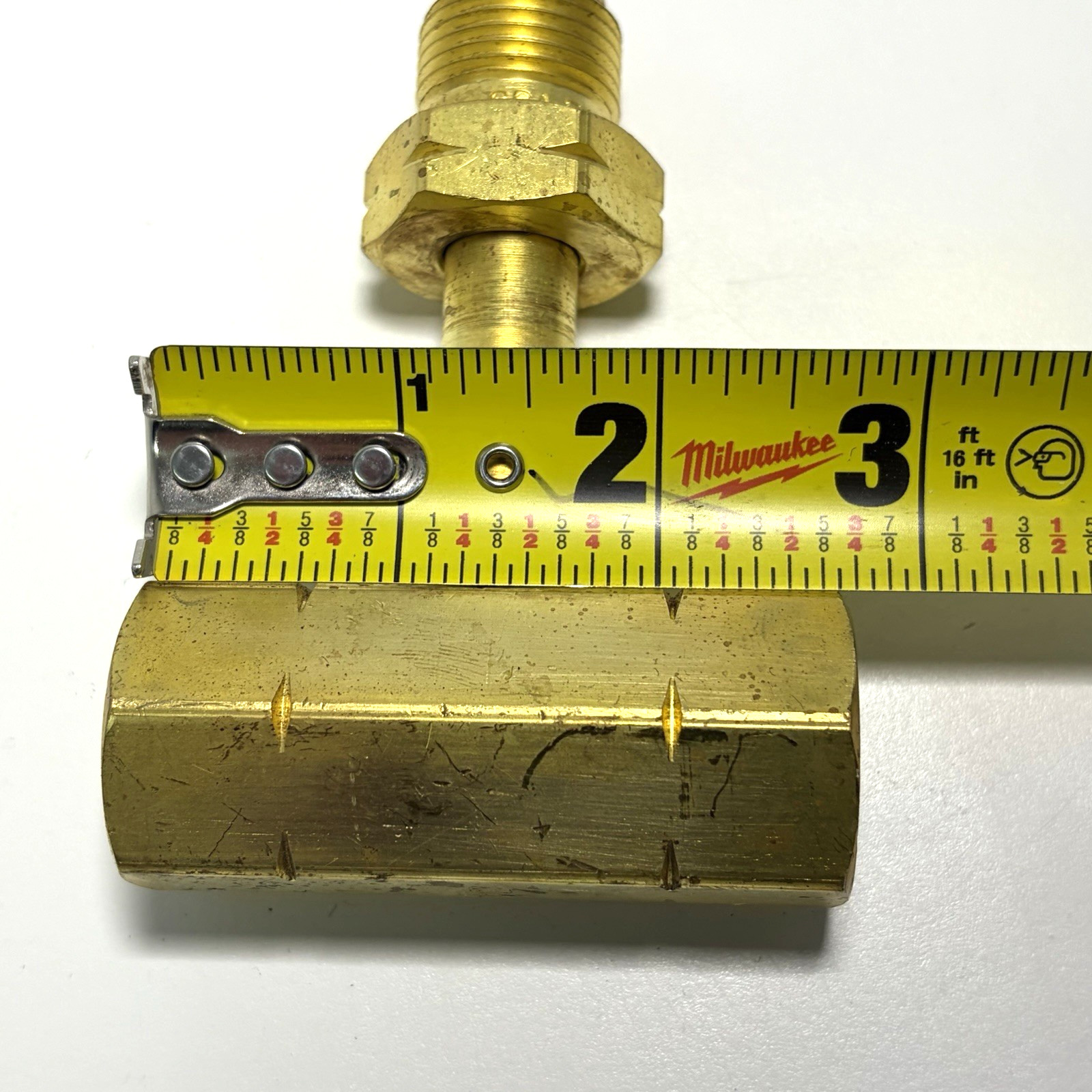 CGA 510 Acetylene Propane Brass Tee Fitting with Check Valve