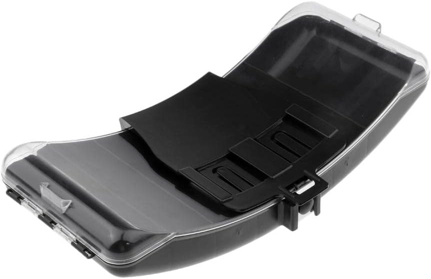 Baosity B Portable Fishing Tackle Box Artificial Lure Waist Case Bag Black